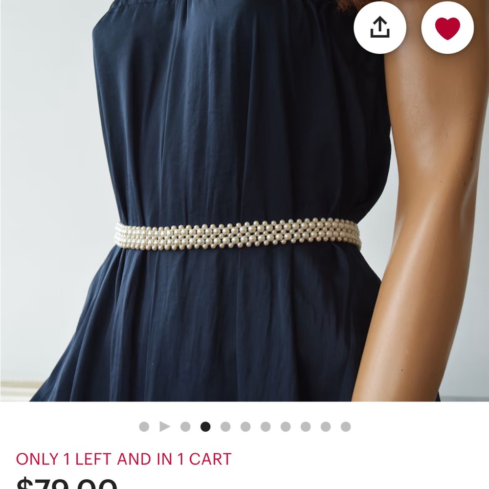 Pearl Wedding Dress Belt